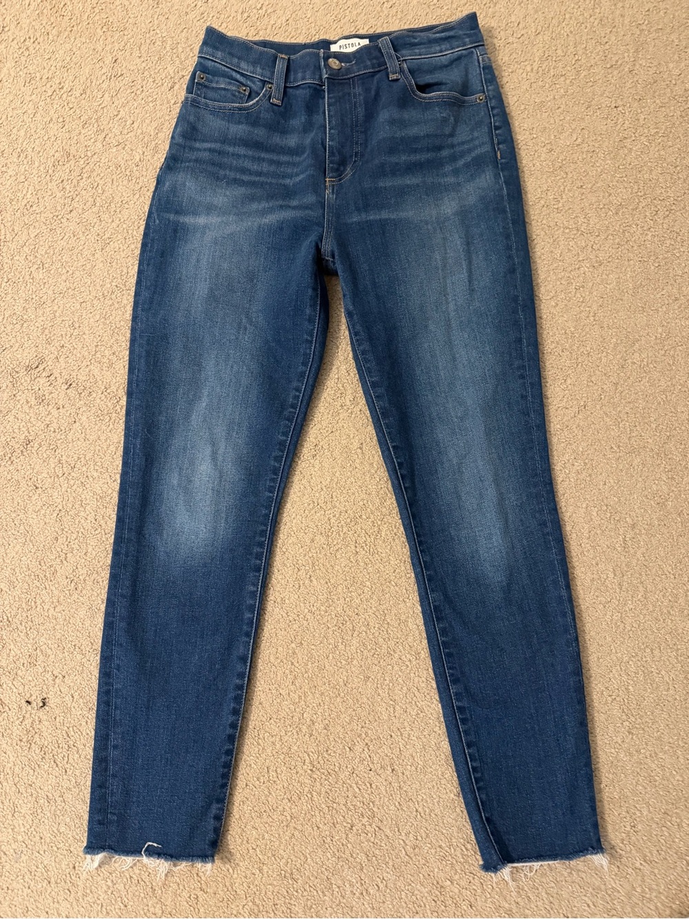 Pistola High-Rise Jeans - Medium Blue